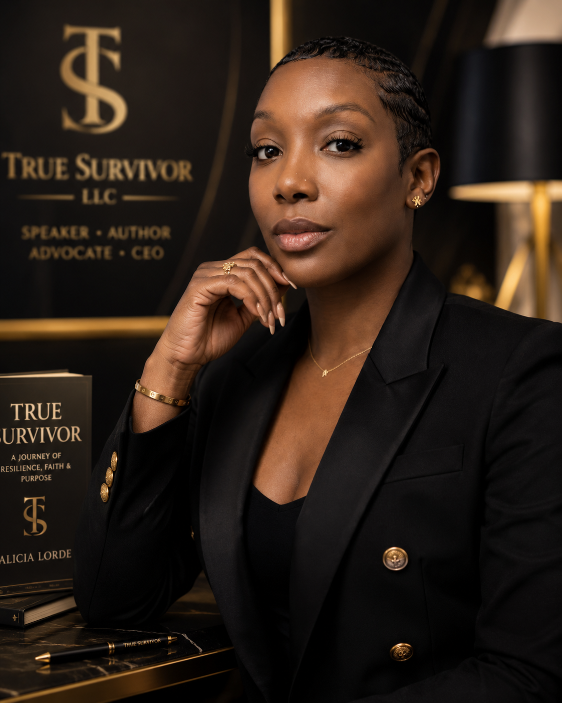 Alicia Lorde, author, speaker, autism advocate, and founder of True Survivor LLC
